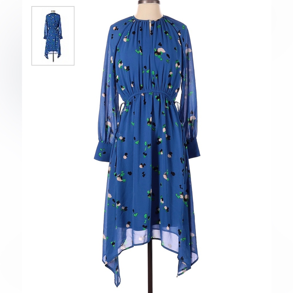 H&M patterned midi dress